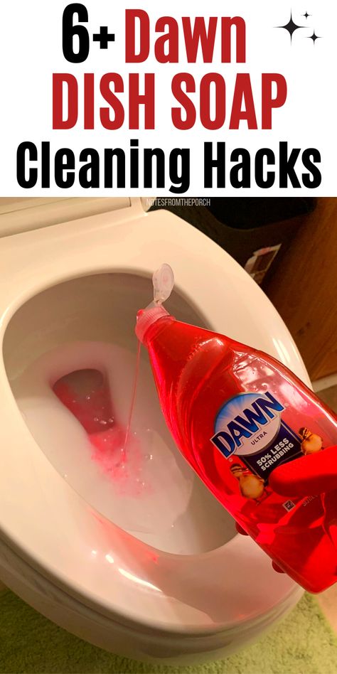 Dawn Soap, Organic Cleaners, Deep Cleaning Hacks, Diy Cleaning Solution, Easy Cleaning Hacks, Daily Chores, Household Management, Dawn Dish Soap, Homemade Cleaning Solutions