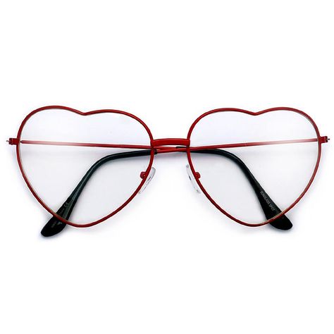 These glasses are cute yet stylish giving a nerdy feel to the outfit Clear Aviator Glasses, Clear Round Glasses, Round Aviator Sunglasses, Sunglasses Wayfarer, Clear Sunglasses, Heart Shaped Glasses, Cute Valentines Day, Round Sunglasses Vintage, Valentines Day Heart