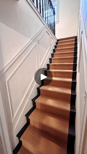 52K views · 11K reactions | Restoring this cottage one space at a time 💫

This stairway was probably my favorite transformation of this home so far, because it was easy! 

It was SO ugly, did not take an immense amount of effort to transform, and the results are gorgeous! 

Follow along as we restore the rest of this cottage. 

Current project: Kitchen 🤩

#beforeandafter #stairwayrefresh #cottage #oldhousecharm #1930sreno #stairs | Laura Avery | DIY & Home Diy Home Updates, Picture Molding, Carpet Tape, Floor Paint, Staircase Remodel, 50k Views, Jute Runner, Painted Stairs, Attic Bedroom