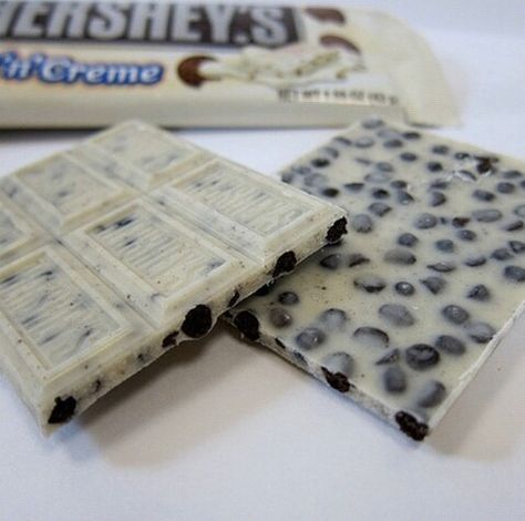 One of my fav candies Hershey Cookies, Cream Candy, Cookies N Cream Cookies, Hershey Chocolate, Favorite Candy, Best Chocolate, Cookies And Cream, Pretty Food, Om Nom