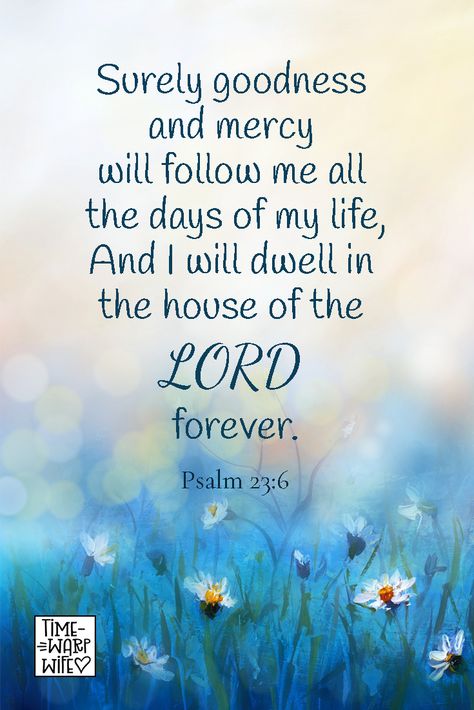 Psalm 23 6 Wallpaper, Confirmation Verses, Psalms 23 6, Psalm 23 6, Psalms Quotes, Psalm Scriptures, Grace And Peace, Bible Sayings, Spring Favorites