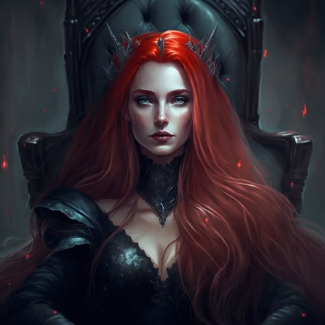 Red Haired Woman Art, Redhead Character Art, Fantasy Redhead, Red Hair Elf, Redhead Characters, Acotar Fanart, From Blood And Ash, Jennifer L Armentrout, Blood And Ash