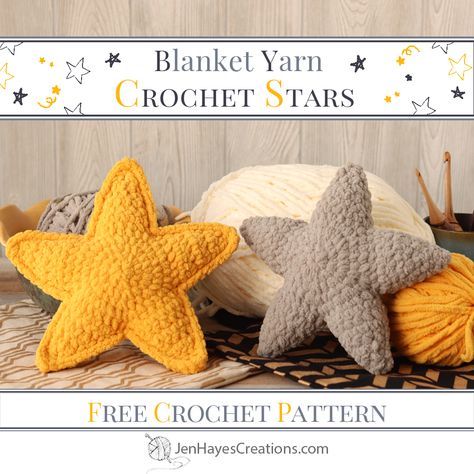 Star Pillow Pattern, Crochet Star Pillow, Blanket Yarn Crochet, Chunky Yarn Crochet Pattern, Crochet Star Patterns, Chunky Yarn Crochet, Crochet Pillow Patterns Free, Star Pillow, Yarn Balls