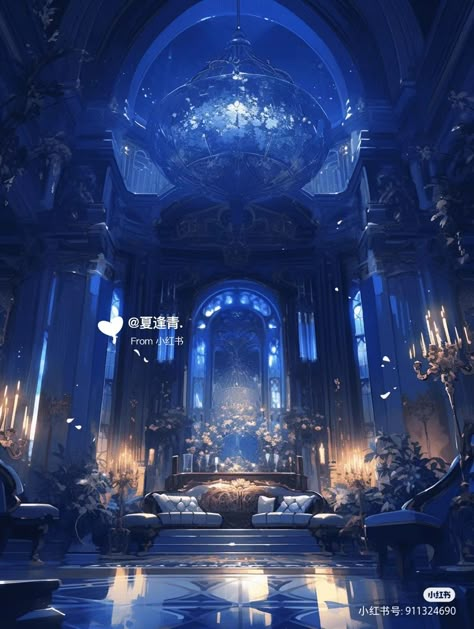 Moon Palace Fantasy Art, Celestial Palace, Celestial Kingdom, Celestial Room, Castle Home, Palace Interior, Ice Castles, Royal Aesthetic, Fantasy Background