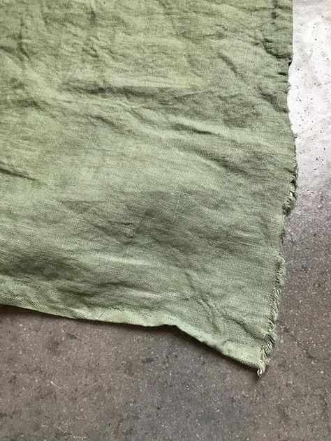 Sage Green Hand Dyed Linen How To Dye Clothes, Dye Clothes, Diy Dye, Light Sage Green, Sage Green Color, Fabric Dye, Dye Fabric, Wedding Color Inspiration, Blue Dye