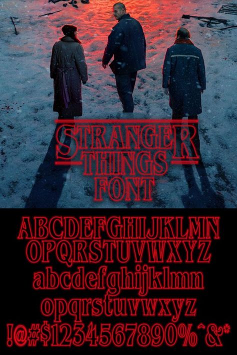 Stranger Things Font Alphabet, Stranger Things Classroom Ideas, Abecedario Stranger Things, Stranger Things Svg Free, Stranger Things Classroom, Free Spooky Fonts, Stranger Things Font, Halloween Fonts Alphabet, Netflix Logo