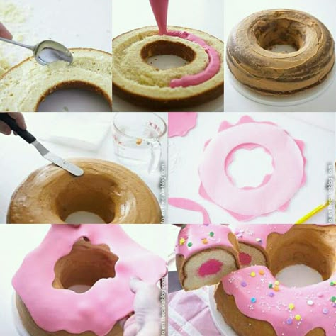 Doughnut Party, Donut Themed Birthday Party, Birthday Donuts, Donut Birthday Parties, Donut Party, Cake Donuts, Cupcake Cake, Savoury Cake, Food Cakes