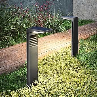 Wiswhy Solar Pathway Lights 2 Pack with Warm and Cool White Mode, Modern Solar Spotlights, IP65 Waterproof Outdoor Solar Landscape Light Garden Decor Lights for Backyard, Lawn, Driveway, Walkway Lawn Driveway, Lights For Backyard, Backyard Solar Lights, Driveway Walkway, Walkway Garden, Solar Path Lights, Solar Landscape Lighting, Solar Landscape, Solar Pathway Lights