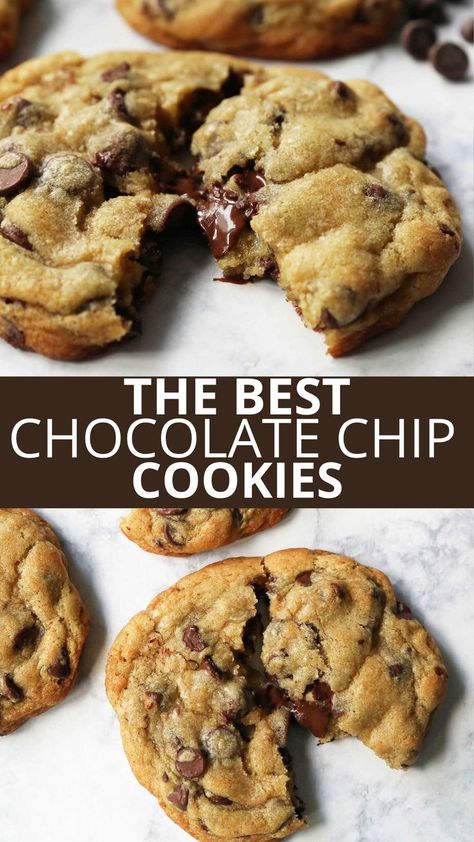 Homemade Cookie Recipe, Bakery Style Chocolate Chip Cookies, Chewy Chocolate Chip Cookies Recipe, The Best Chocolate Chip Cookies, Homemade Cookie, Best Chocolate Chip Cookies Recipe, Best Chocolate Chip Cookies, Homemade Chocolate Chips, Homemade Chocolate Chip Cookies