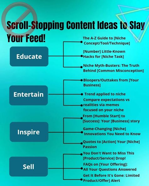 🛑 Scroll-Stopping Post Ideas to Slay your Feed this Month!🔥 Struggling to come up with fresh content ideas that will actually stop your audience mid-scroll? I've got you covered! Whether you're looking to educate your audience, entertain them with something fun and relatable, inspire with powerful stories, or promote your latest offerings - this list has it all! Creating a good content mix across these categories is key for building a loyal following. Just refer to these ready-to-go conte... Company Ideas, Myth Busters, Expectation Vs Reality, Business Stories, Story Games, Content Ideas, Post Ideas, Instagram Ideas, Focus On Yourself