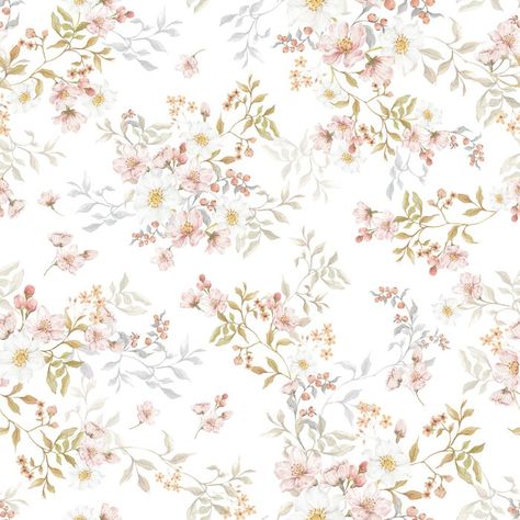 EUDekornik Pastels in Bloom 2.8m x 100cm Matte Wallpaper Roll | Wayfair.co.uk Narrow Wallpaper, Bloom Wallpaper, Large Balloons, Fantasy Collection, Sticker Template, Girl’s Room, Popular Wallpaper, Wallpaper Online, Coloring Stickers