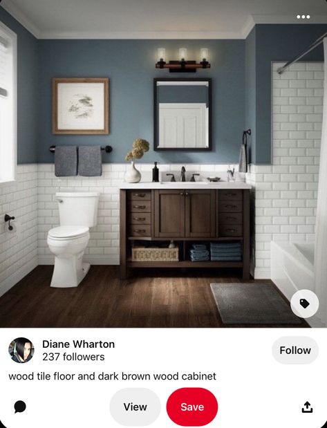 Bathroom Decor Modern Luxury, Vintage Bathroom Decor, Bathroom Color Schemes, Bad Inspiration, Bathroom Paint Colors, Bathroom Color, Diy Bathroom Decor, Bathroom Colors, Bathroom Remodel Master