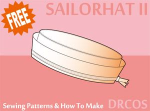 Hats illustration list | DRCOS Patterns & How To Make Hats Illustration, Drcos Patterns, Denim Rag Quilt, Link Hat, Sewing Shop, Sailor Cap, Japanese Sewing Patterns, Teddy Bear Clothes, Sewing Things