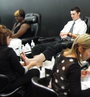 No doubt about it, the men’s grooming segment is booming. These days, it’s not unusual to see a man soaking in a pedicure bowl at the local salon. Still, many men are often embarrassed to show their feet—and the more a man’s feet need attention, the more embarrassed he can become. In fact, if you ask most men to describe a perfect day, chances are good that getting a pedicure won’t make the itinerary. Men’s Pedicure, Zac Core, Male Pedicure, Pedicure For Men, Men Pedicure, Pedicure Men, Getting A Pedicure, Pedicure Pictures, Productive Tips