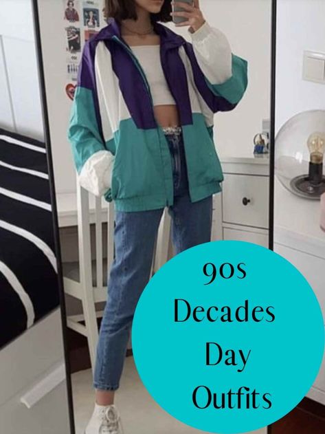 Dress Like A Middle Schooler Spirit Day, Favorite Decade Spirit Week, Retro Day Spirit Week, 60s Day Spirit Week, Teacher Decade Day Outfits, Decade Day Outfits Spirit Week 90s, Diy Decades Day Outfits Spirit Weeks, Decades Day Spirit Week Teacher, 80s Outfit Ideas Spirit Week