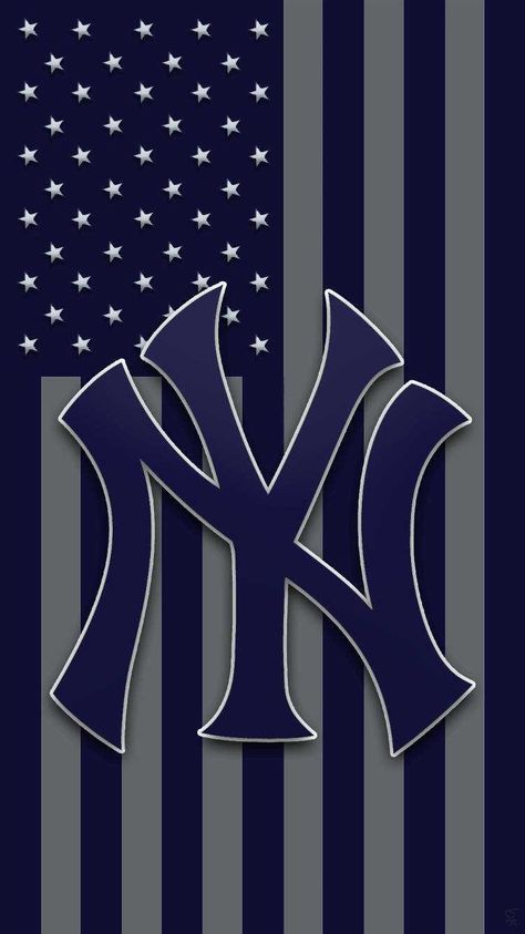 Iphone Wallpaper Nba, New York Yankees Wallpaper, Yankees Wallpaper, Ny Yankees Logo, Stadium Wallpaper, Go Yankees, Baseball Wallpaper, Mlb Wallpaper, New York Yankees Logo