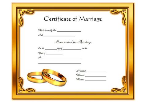 A Free Fillable Marriage Certificate Template, the 1st Luxurious Marriage Certificate Template Design by 2 Package. Marriage Certificate Template, Certificate Of Marriage, Free Printable Certificates, Marriage Registration, Marriage Records, Wedding Certificate, Certificate Design Template, Printable Certificates, Certificates Online