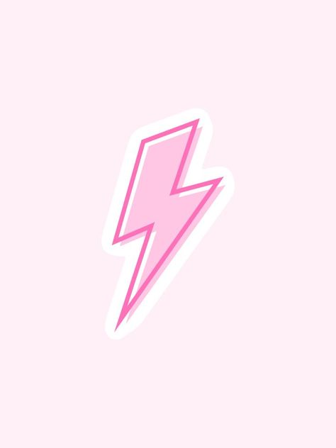 Pink Lighting Bolt Wallpaper, Pink Asthetics Photos Wallpaper Collage, Preppy Phone Backgrounds, Cute Preppy Wallpapers, Preppy Images, Wallpaper Lightning, Western Wallpapers, Preppy Pictures, Pink Lightning Bolt