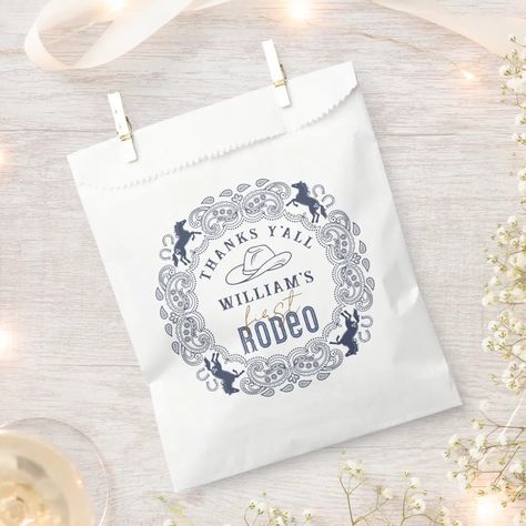 Western Rodeo First Birthday Favor Bag | Zazzle First Rodeo Favors, First Rodeo Birthday Favors, Rodeo Candy Bags, My First Rodeo Candy Bags, Rodeo First Birthday, This Ain’t My First Rodeo, First Birthday Favors, Western Rodeo, Favor Bag