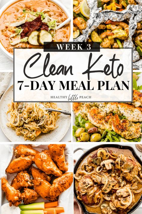 Clean Meals, Day Meal Plan, Clean Keto, Easy Keto Meal Plan, Keto Lasagna, 7 Day Meal Plan, Keto Pancakes, Diet Breakfast Recipes, Ketogenic Diet Meal Plan