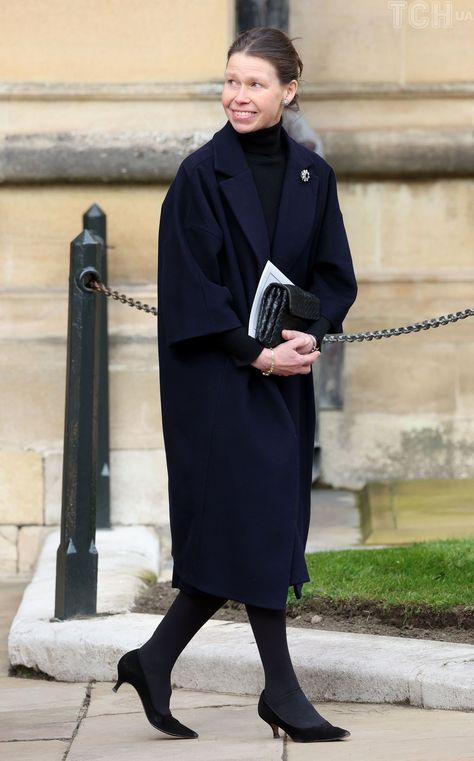 Lady Sarah Chatto Attends Thanksgiving Service for King Constantine II — Royal Portraits Gallery Lady Sarah Armstrong Jones, Sarah Chatto, Sarah Armstrong, Lady Sarah Chatto, Windsor England, Thanksgiving Service, Zara Tindall, Royal Portraits, Princess Anne