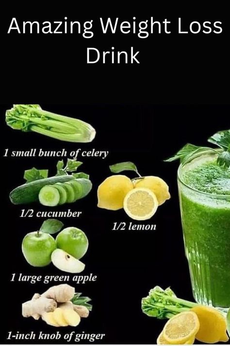 Celery Smoothie, Flat Belly Smoothie, Lemon Diet, Burn Stomach Fat, Fat Burning Smoothies, Healthy Juice Recipes, Belly Fat Burner Drink, Smoothie Diet Plans, Fat Burner Drinks