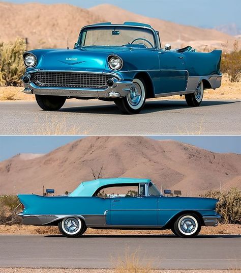 Classic Cars Usa, Classic Cars Trucks Chevy, Blue Cars, Chevrolet Cars, Old Vintage Cars, Custom Cars Paint, 57 Chevy, Classic Chevrolet, Cars Usa