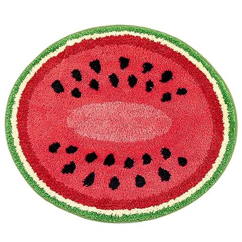 Strawberry Shower Curtains, Frog Bath Mat, Strawberry Bath Mat Target, Bathroom Shower Mat, Strawberry Shower Curtain Target, Flower Shape Bath Rug, Red Bath Mat, Watermelon Decor, Watermelon Pattern