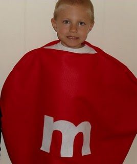 Ellery wants to be Red M&M for halloween....but with an E on it.  Now this I can make! M M Costume Diy, M&m Family Costume, Red M&m Costume, Diy M&m Costume For Kids, Diy M M Costume, M&m Costume Diy, Halloween M&m Costume, M M Halloween Costume, Milk Costume