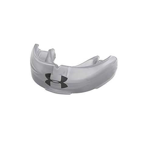 Under Armour Mouth Guard for Braces, Sports Mouthguard for Football, Lacrosse, Hockey, Basketball, Strapless, Youth & Adult High School Rules, Medical Grade Silicone, Combat Sports, Mouth Guard, Protective Gear, Cycling Workout, Roller Derby, Lacrosse, Pharmacy Gifts