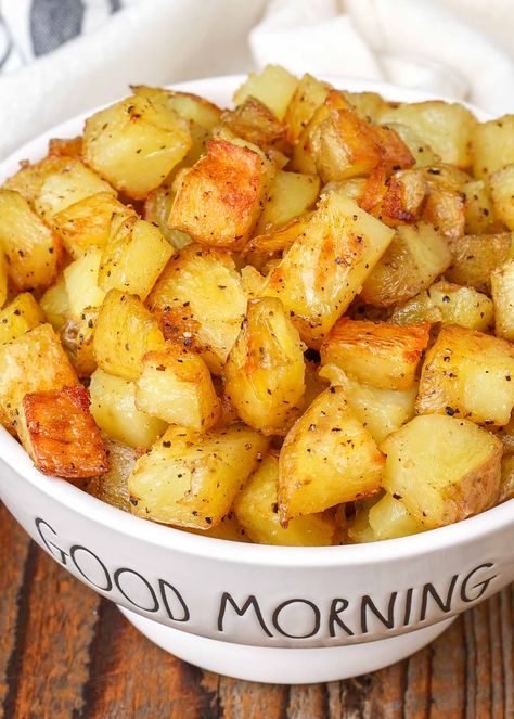 Make Ahead Breakfast Potatoes, Roasted Breakfast Potatoes, Crispy Breakfast Potatoes, Breakfast Potato, Asian Steak Bites, Slow Cooker Baked Beans, Breakfast For A Crowd, Bacon Potato, Favorite Breakfast Recipes