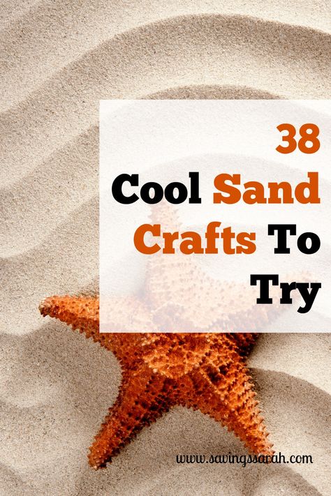 Endlessly entertaining and mesmerizing, sand can easily be used for inexpensive kids play. Take a look at these 38 Sand Crafts to keep the kiddos engaged. Sand Crafts For Kids, Colored Sand Crafts, Sand Castle Craft, Bubble Wrap Crafts, Sand Footprint, Sand Art Crafts, Sand Art Projects, Crafts To Try, Castle Crafts