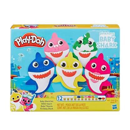 Play Doh Baby, Shark Toys, Play Doh Tools, Hasbro Play Doh, Slime Making Kit, Shark Toy, Baby Mode, Shark Family, Sonic Birthday