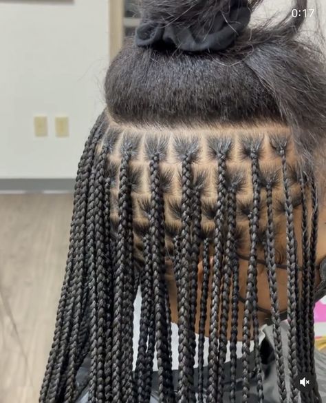 Small Braid Parting, Small Box Braids With Beads, Large Knotless Box Braids Small Parts, Small Box Braid Parting, Small Knotless Parting Pattern, Small Knotless Braids With Beads, Small Box Braid Parting Pattern, Small Parting Chart For Braids, Extra Small Knotless Box Braids Parting