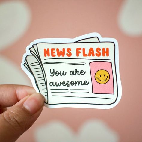 News Flash Sticker Sticker #sticker Stickers #stickers freesticker #freesticker freestickers #freestickers free download sticker #freedownloadsticker 11.257 Trendy Sticker Ideas, Sticker Inspiration Design, Aesthetic Text Stickers, Business Sticker Ideas, Sticker Shop Ideas, Procreate Sticker Ideas, Sticker Business Packaging, Cool Sticker Ideas, Small Sticker Business