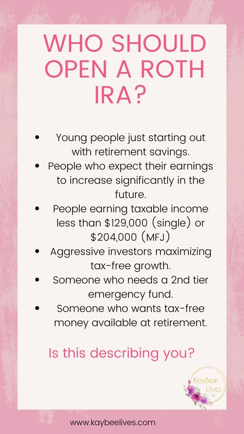 Ira Account Investing, How To Start A Roth Ira, Roth Ira Chart, Roth Ira For Beginners, Ira Account, Roth Ira Investing, Wealthy Mindset, Business Strategy Management, Adulting 101