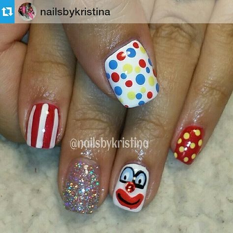 Circus Nails Circus Nails, Writing Images, Summer Toe Nails, Awesome Nails, Wild Hair, Nails Inc, Natural Shades, Pretty Hair, Carnival Party