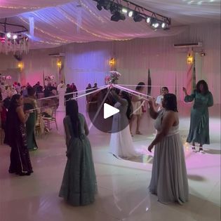 2.1M views · 5.8K reactions | "A unique bouquet toss: Instead of throwing the bouquet, the bride and bridesmaids participate in a ribbon dance, each holding onto a ribbon tied to the... | By Enchanted Gardens Banquet Hall TNTFacebook Throwing Bouquet Wedding, Throwing The Bouquet, Ribbon Dance, Enchanted Gardens, Bride And Bridesmaids, Unique Bouquet, Bouquet Toss, Enchanted Garden, Banquet Hall