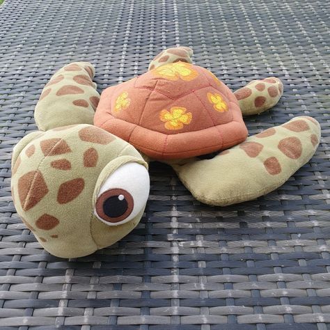 Finding nemo soft toy Turtle Plush, Finding Nemo, Disney Store, Soft Toy, Toys, Disney