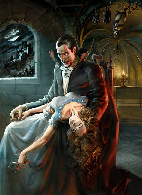 Dracula on Behance Vampire Lovers Art, Vampire Valentine, Dracula Art, Vampire Lovers, Scary Vampire, The Disney Princesses, Vampire Pictures, Vampire Dracula, Vampire Romances