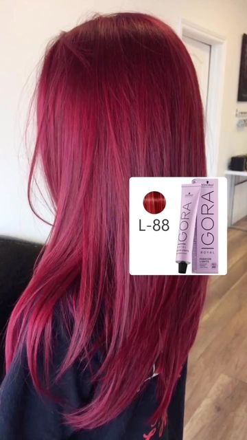 Igora Royal Hair Colors Red, Pelo Color Vino, Pretty Red Hair, Red Hair Looks, Wine Red Hair, Rock Hairstyles, Wine Hair, Red Hair Inspo, Hair Color Streaks