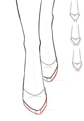 Draw the soles of the shoes Front View Shoes, Drawing High Heels, Shoes Draw, 15 Shoes, Fashion Illustration Poses, Draw Fashion, Boots 2020, Fashion Figure Drawing, Shoe Sketches