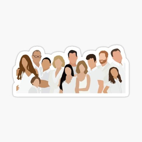 Modern Family Stickers, Modern Family Drawing, Modern Family Cast, Family Collage, Modern Family Rooms, Family Stickers, Collage Phone Case, Sticker Ideas, Family Illustration