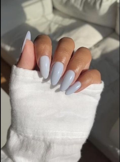 Nails Blue Marble, Blueberry Nails, Blueberry Milk Nails, Blue Marble Nails, Milk Nails, Cloud Nails, Blueberry Milk, Spring Nail Ideas, Milky Nails