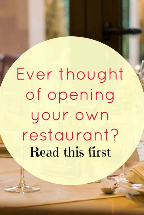 Have you ever wanted to open a restaurant? Important things to consider first Small Restaurant Ideas Simple, Own A Restaurant, Small Restaurants Ideas, Restaurants Ideas Creative, How To Start Your Own Restaurant, Restaurant Tips And Tricks, Southern Restaurant Decor, How To Start A Restaurant, Take Out Restaurant Design