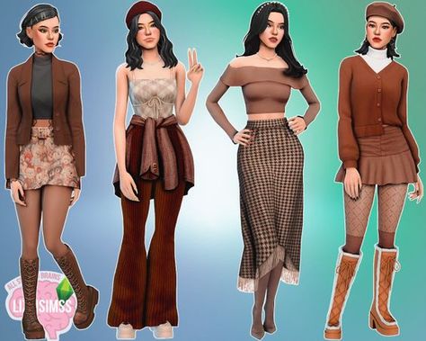 #sims4clothing #simsclothes #simstyle #simfashion #simoutfits #simwardrobe #simstagram #simslife #simsgame #simcommunity #simmer #simmerlife #simmerstyle #simmerfashion #simmerlove Sims 4 Cc Thrift Clothes, Sims 4 Cc Clothes For Elders, Sims 4 Cottage Outfits, Sims 4 Teacher Outfit, Sims 4 Artsy Cc, Sims 4 Cottagecore Cc Maxis Match, Sims 4 Fallout Cc, Sims 4 Cc Artist, Sims 4 Clothing Cc Maxis Match