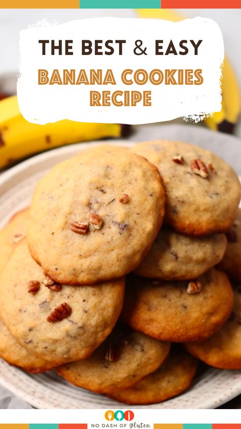 2 Ingredient Cookies Banana, Fluffy Banana Cookies, Oatmeal Banana Applesauce Cookies, Cookie Recipes Using Bananas, Banana Drop Cookies Easy Recipes, Overripe Banana Recipes 3 Ingredients, What Can I Make With 2 Ripe Bananas, Banana Drop Cookies, Easy Banana Cookies 3 Ingredients