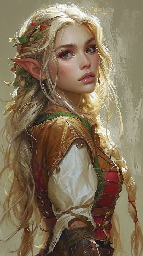 Dnd Elves, Elf Characters, Elves Fantasy, Female Elf, Elf Art, Arte Fantasy, Fantasy Inspiration, Medieval Fantasy, Malbec