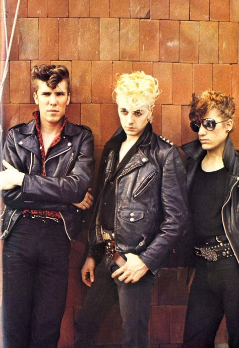 Skeletal Family, 1980s Punk, Michael Schenker Group, Stray Cat Strut, Goth Friends, Bold Haircuts, Michael Schenker, Brian Setzer, Anarcho Punk