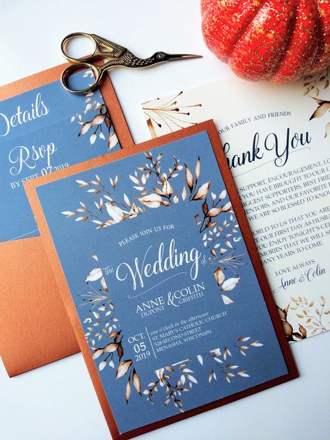 Light Blue And Copper Wedding, Copper And Dusty Blue Wedding, Terracotta And Dusty Blue Wedding, Dusty Blue And Rust Wedding, Dusty Blue And Terracotta Wedding, Copper And Blue Wedding, Dusty Blue Fall Wedding, Blue And Copper Wedding, Blue Fall Wedding